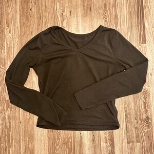 Classic Black Long Sleeve Top